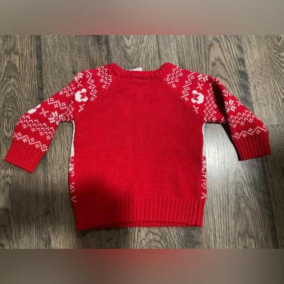 Disney Holiday Sweater Minnie Mickey, Baby Girl’s 18 mo. - Picture 5 of 5